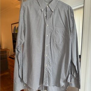 Billy Reid Classic Striped Men's Shirt